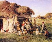 The Village Children Vladimir Makovsky